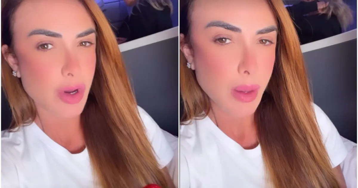 Nicole Bahls perde show de Henrique & Juliano após voo ser desviado por crise na Venezuela