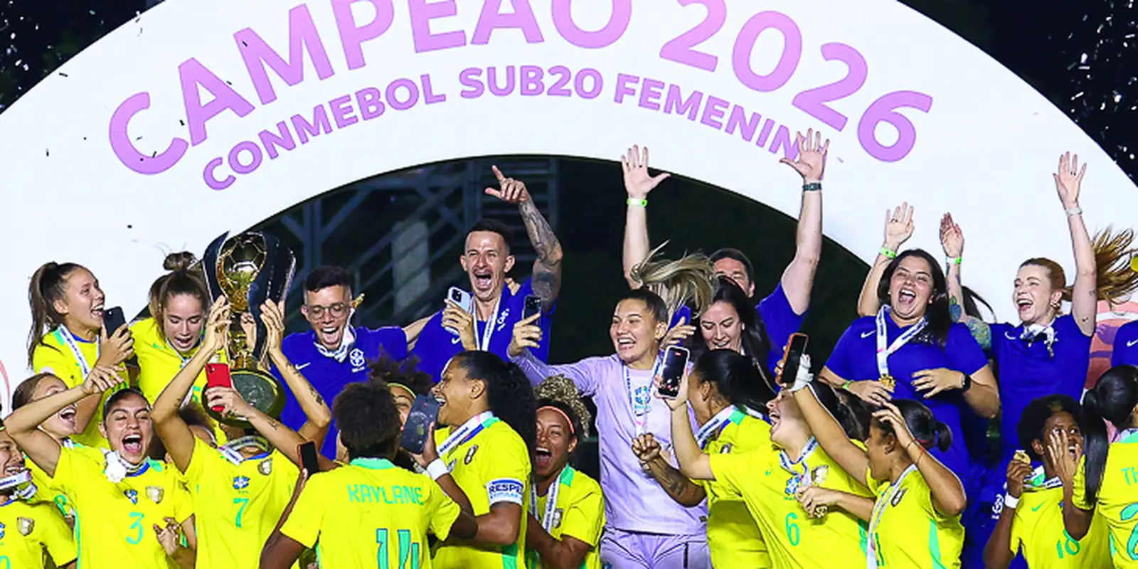 Brasil Conquista o 11º Título Sul-Americano Feminino Sub-20 e Garante Vaga no Mundial