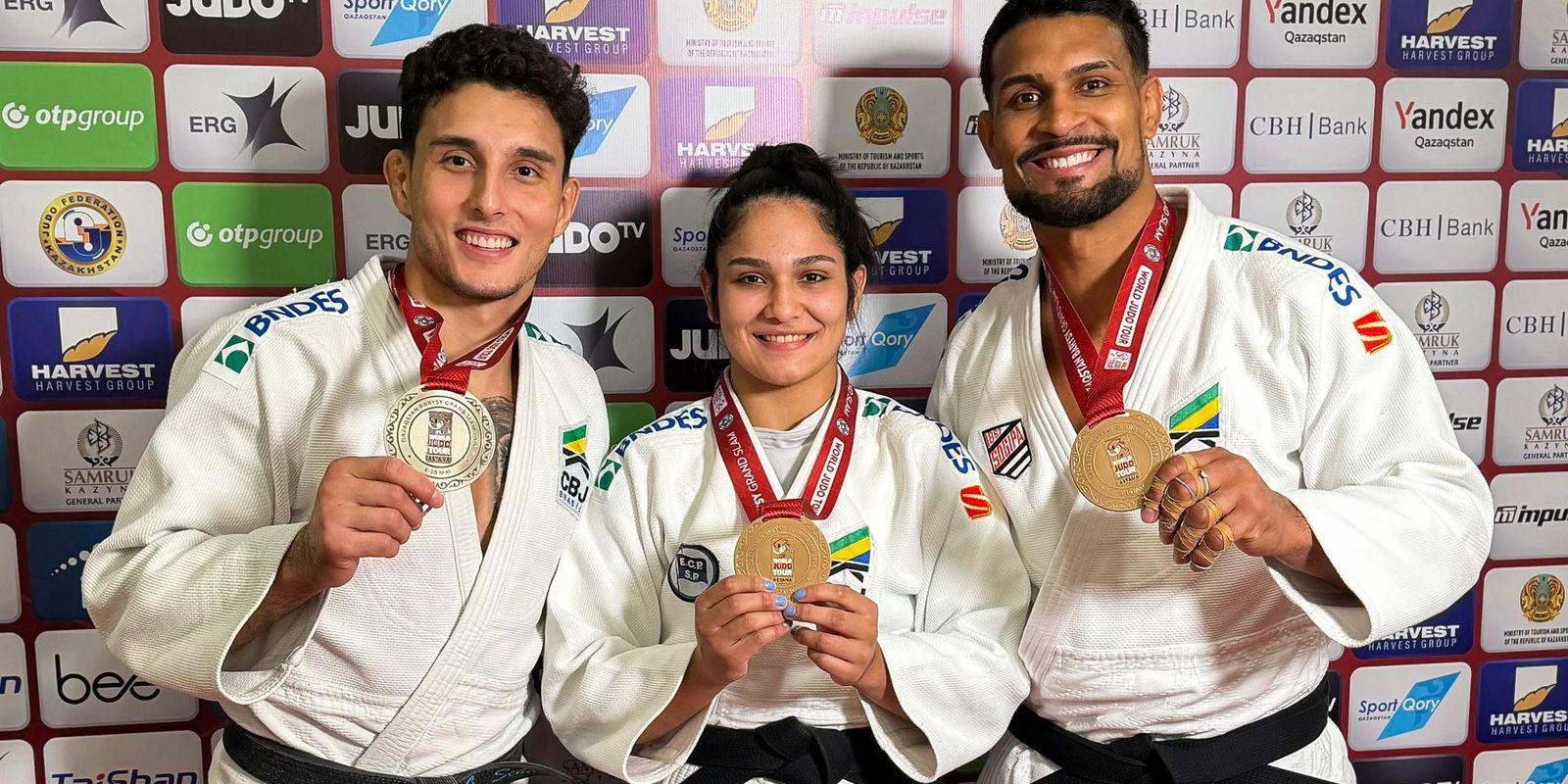 Brasil Conquista Sete Medalhas no Grand Slam de Judô de Astana