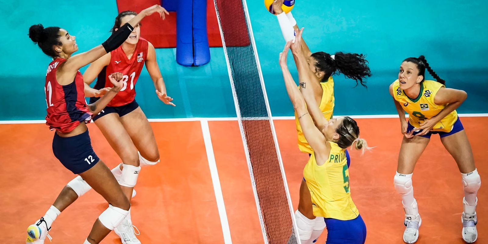 Vôlei Feminino: Brasil Perde por 3 a 0 para os Estados Unidos na Liga das Nações 2026