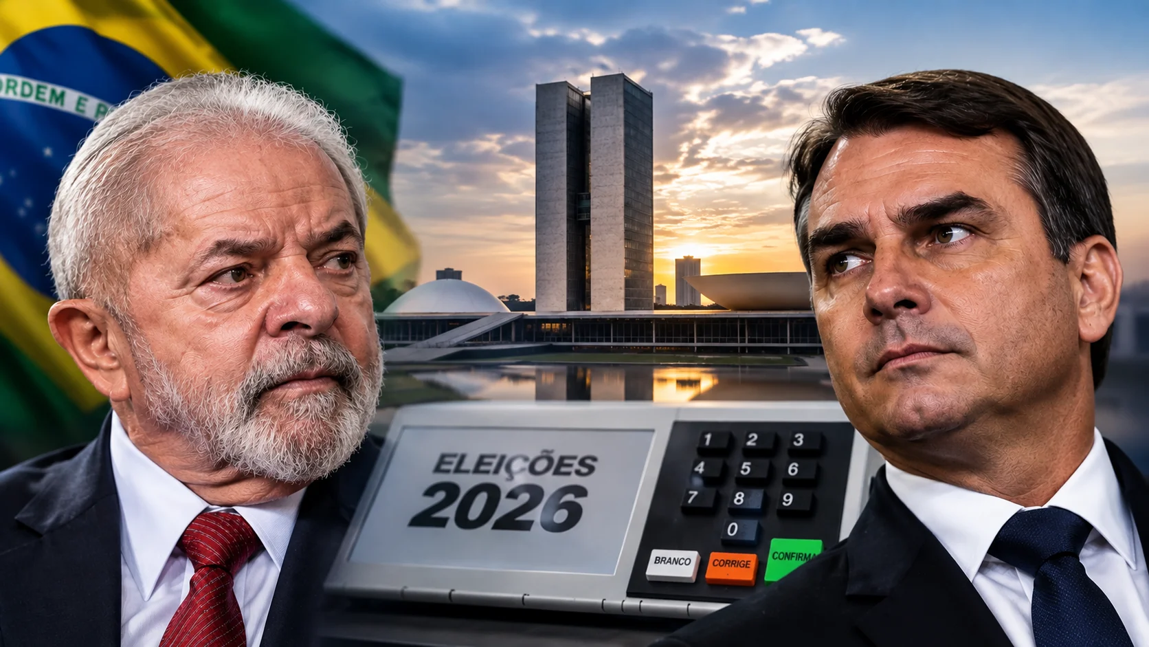 Quaest: Lula tem 37% e Flávio Bolsonaro 33% no primeiro turno